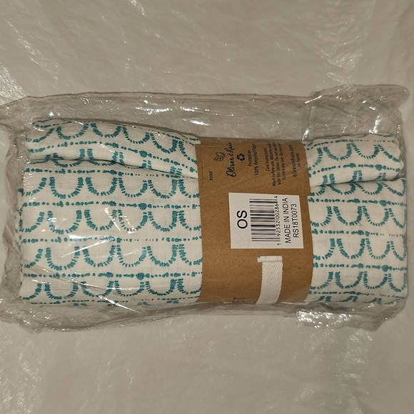 Oliver & Rain Organic Cotton Swaddle Blanket New - Picture 2 of 8